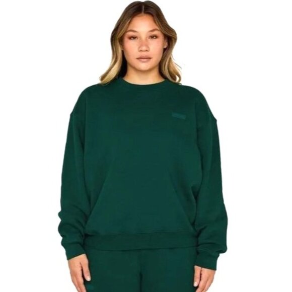 SET Active Crewneck Sweatshirt in Green - Picture 2 of 4